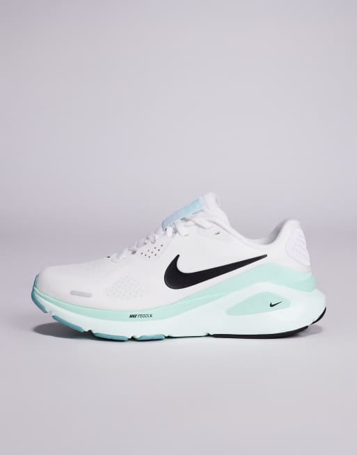 Nike Running – Structure 26 – Biało-zielone buty sportowe, 2 z 5