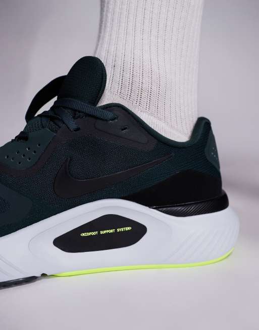 Nike Running Structure 26 sneakers in dark green, 4 of 5