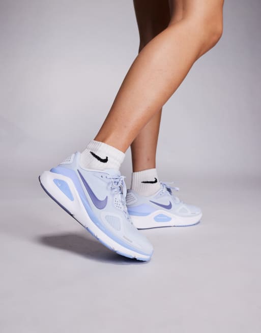 Nike Running Structure 26 trainers in blue and white, 2 of 5