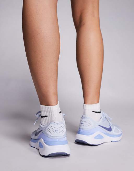Nike Running Structure 26 trainers in blue and white, 3 of 5