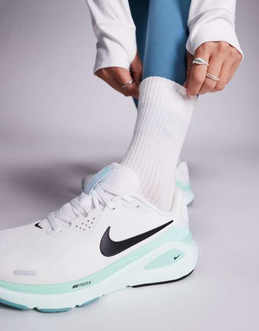Nike Running - Structure 26 - Baskets - Blanc et vert, 3 de 5