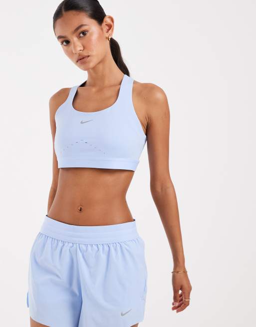 Nike Running sujetador deportivo de alto soporte azul, 3 de 4