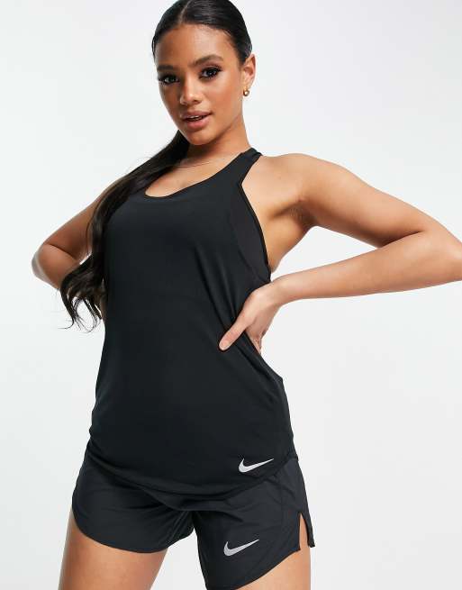 Nike Running – Svart linne som andas
