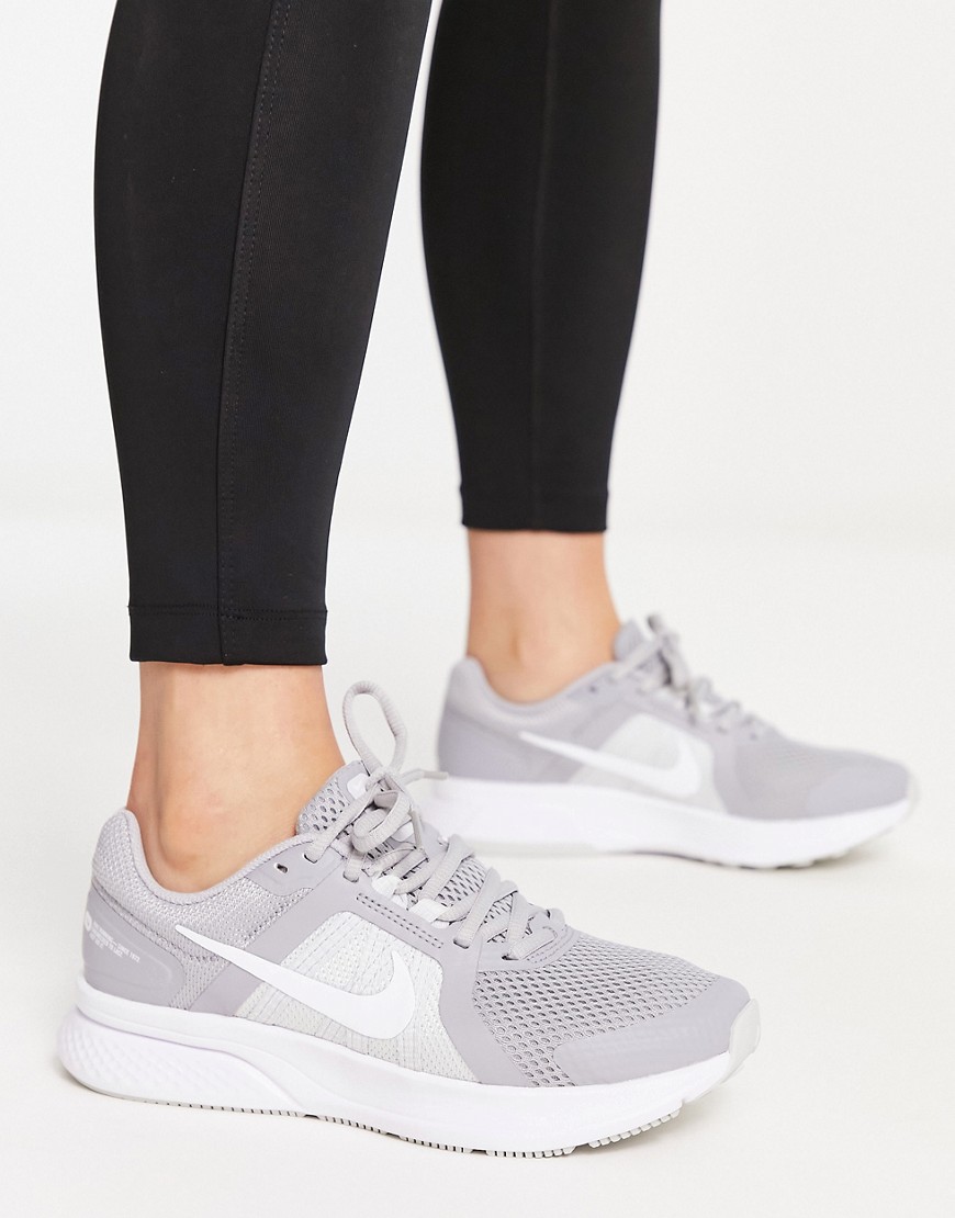 Nike Running Swift 2 sneakers in gray and white