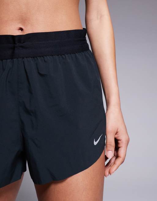 Nike Running Swift 3 inch brief lined shorts in black, 4 of 5
