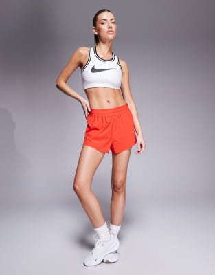 Nike Swift 3-inch Brief-lined Shorts In Red