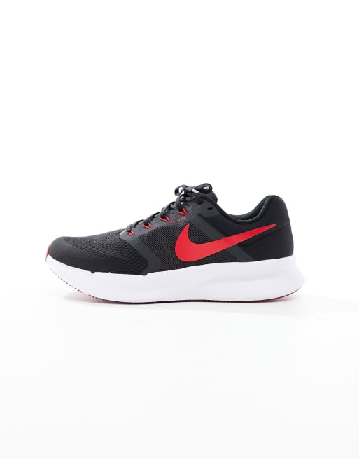 Nike Running Swift 3 sneakers in black and red