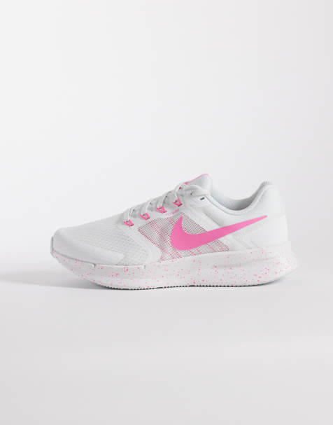 Nike Running Swift 3 sneakers in white and pink - view 1