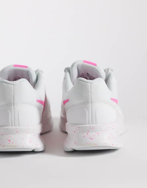 Nike Running Swift 3 sneakers in white and pink , 2 of 5