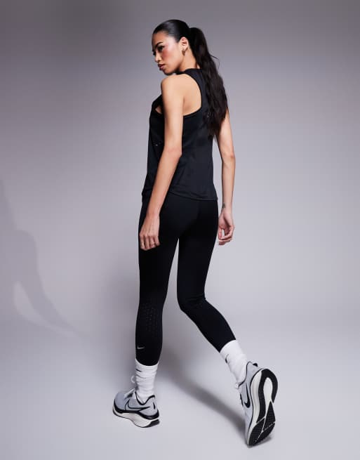 Nike Running Swift 7/8 leggings in black, 4 of 5