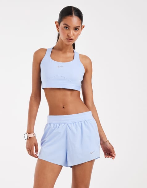 Nike Running – Swift Dri-FIT – 2-in-1-Shorts in Blau mit mittelhohem Bund - view 1