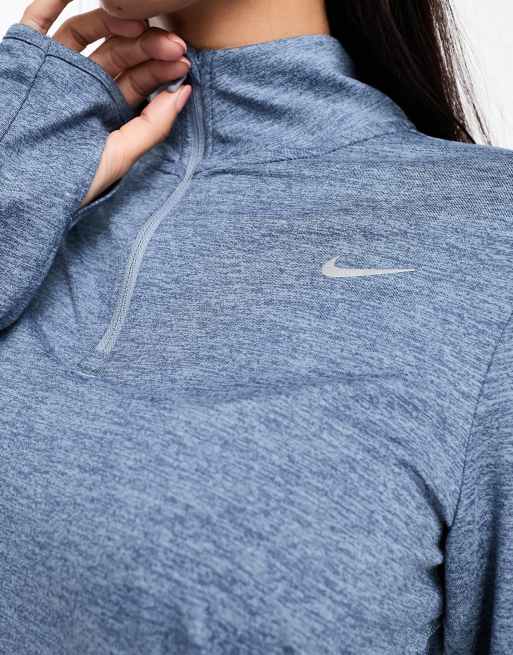 Nike Women's Dri Fit Running Half Zip Long Sleeve Size XS