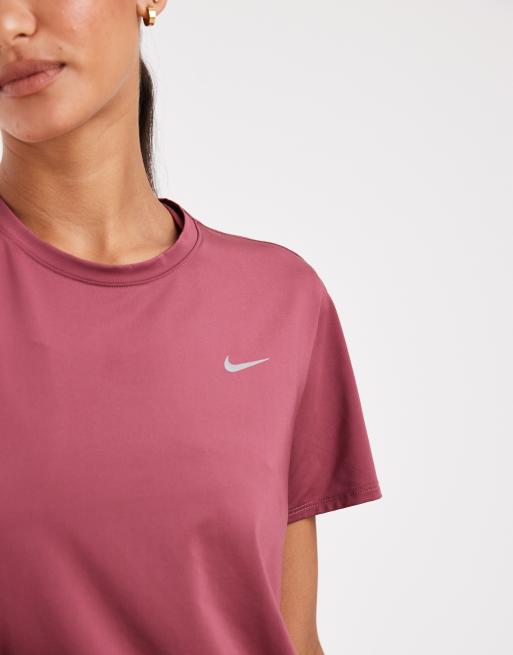 Nike Running – Swift Dri-Fit – Różowy T-shirt, 3 z 4