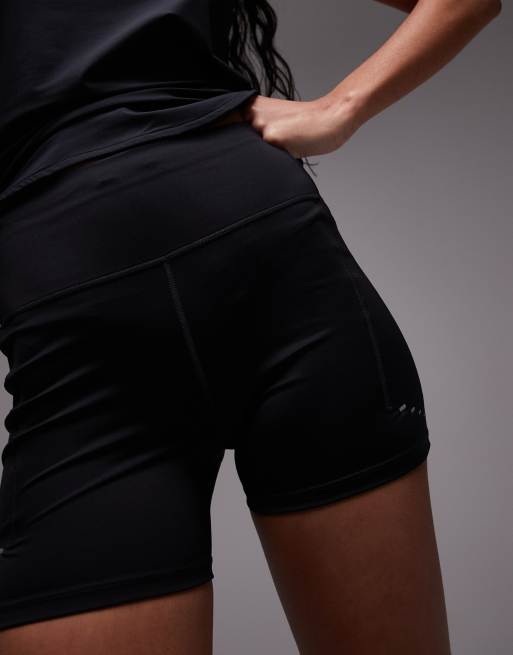 Nike Running – Swift – Dri-FIT – Svarta leggingshorts med hög midja, 4 tum, 3 av 5