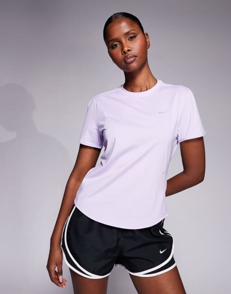 Nike Running Swift Dri-FIT t-shirt in purple - view 1