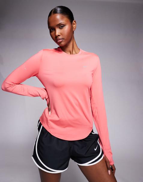 Nike Running - Swift Dri-FIT - Top a maniche lunghe rosa - view 1