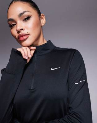 NIKE SWIFT QUARTER ZIP LONG SLEEVE TOP