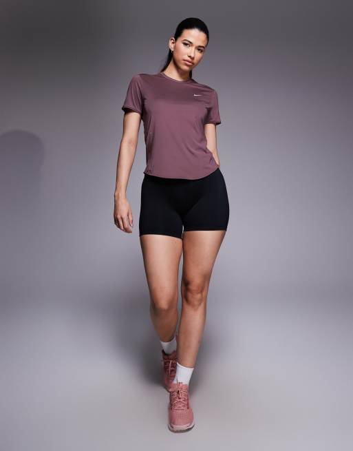 Nike Running - Swift - T-shirt en tissu Dri-FIT - Violet foncé, 3 de 4