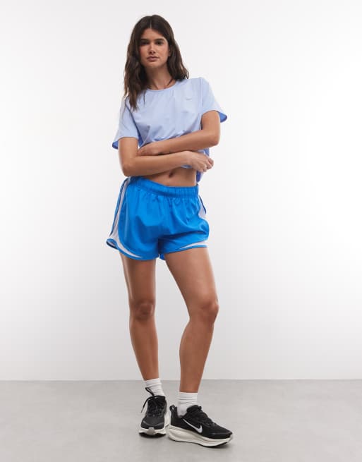 Nike Running Swift t-shirt w jasnoniebieskim kolorze, 2 z 4
