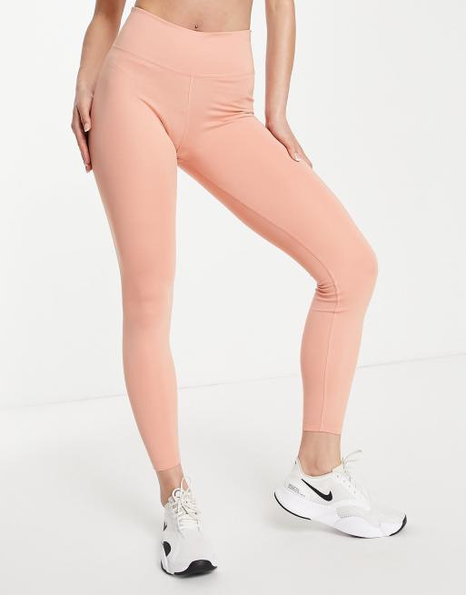 Nike Running Swoosh 7/8 leggings in pink