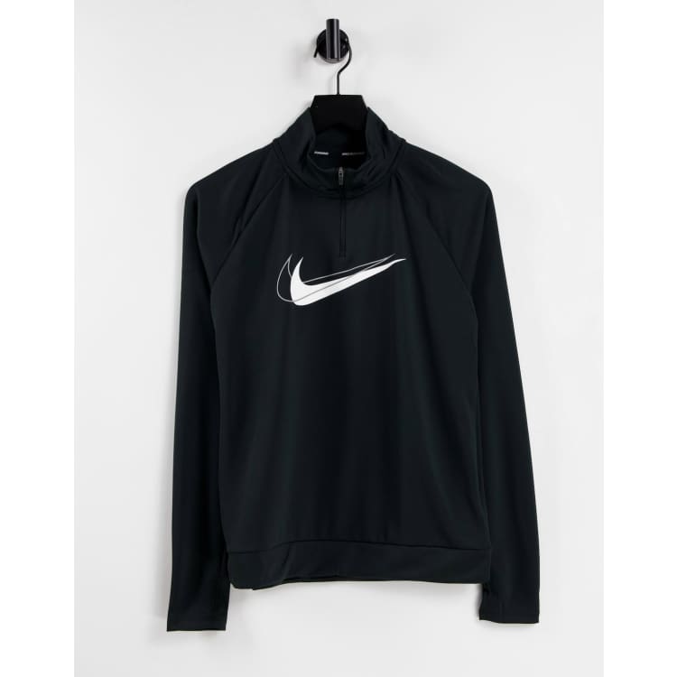 Nike Swoosh Jacket Woven PACKABLE Halfzip windbreaker small