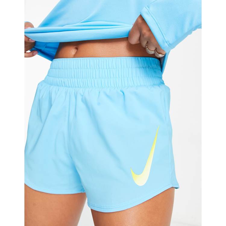 Blue nike shorts women sale