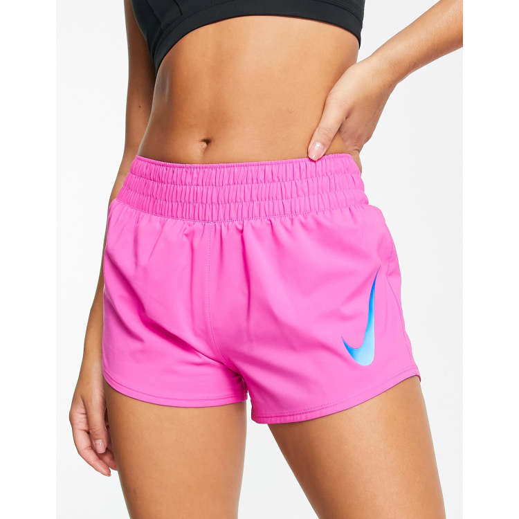 Nike Running Shorts Hot pink draw string womens size XS cotton 651499-691