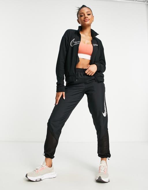 Nike Dri-fit Swoosh Run Running Jacket in Black