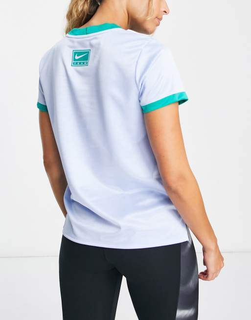 Green and pink nike shirt outlet