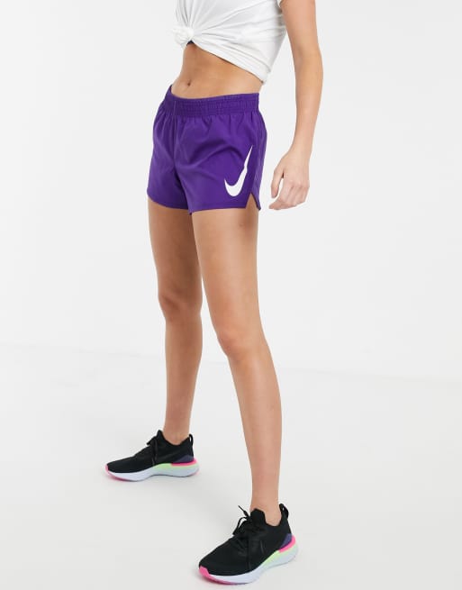 Purple nike cheap running shorts