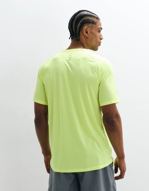 Nike Running t-shirt Dri-FIT jaune, 3 de 5