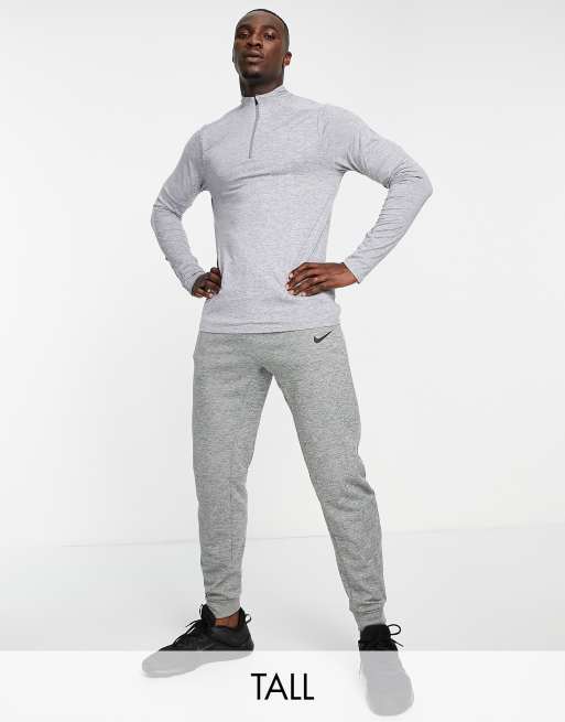 Nike Running Tall - Element - Sweat à col zippé - Gris chiné