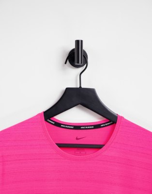 nike miler pink top