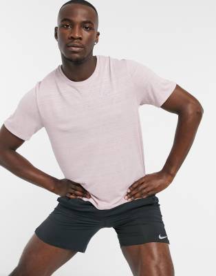 nike miler t shirt pink