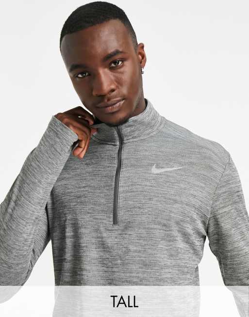 Nike pacer half zip grey hot sale