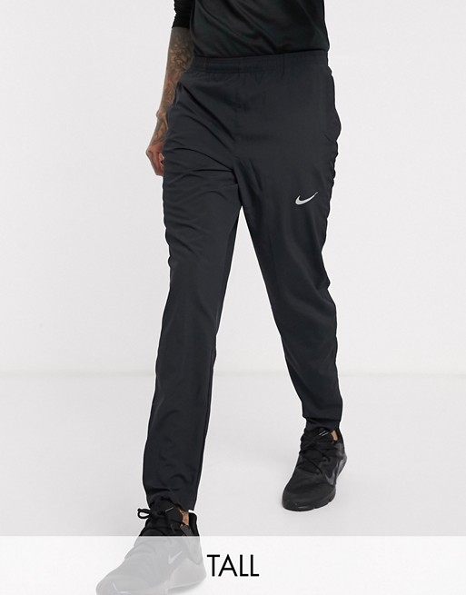Nike Running Tall stripe joggers in black
