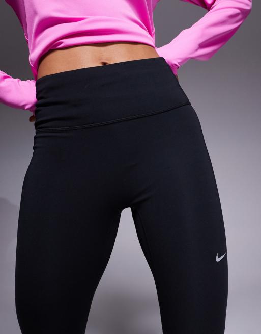 Nike Running – Tempo – 7/8-Leggings in Schwarz mit hoher Taille ASOS