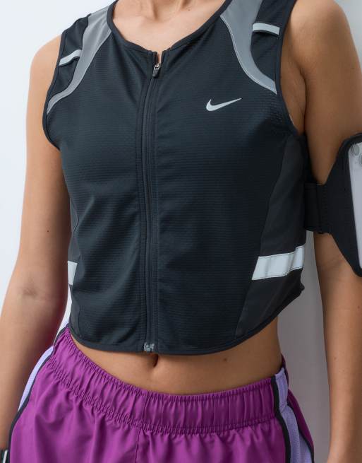 Nike Running Tempo débardeur de running noir, 2 de 5