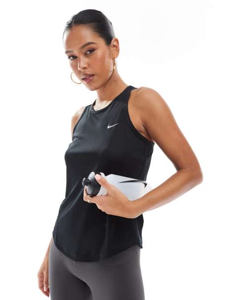 Nike Running - Tempo Dri-FIT - Canotta nera - view 1