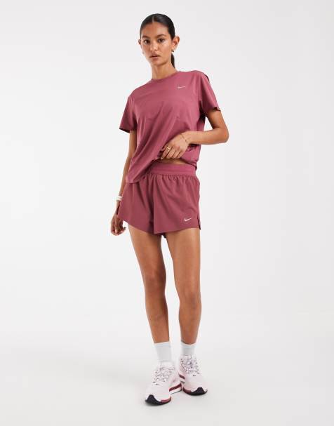 Nike Running Tempo Dri-FIT Co-ord In Pink - view 1