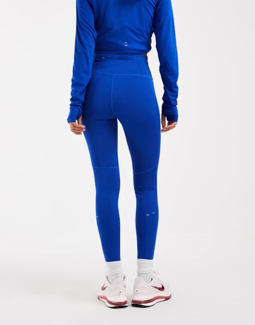 Nike Running Tempo Dri-FIT high-rise 7/8 leggings in blue, 5 of 5