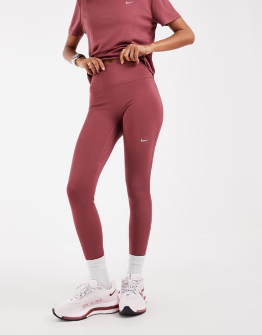 Nike Running Tempo Dri-FIT high-waisted 7/8 leggings in pink, 2 of 5