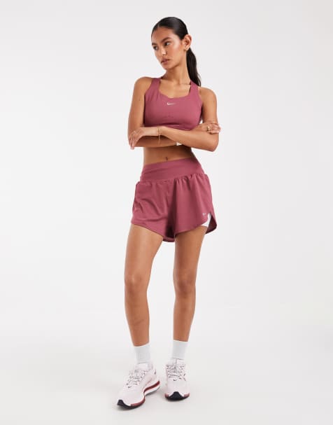 Nike Running Tempo Dri-FIT mesh 2-i-1 shorts i pink - view 1