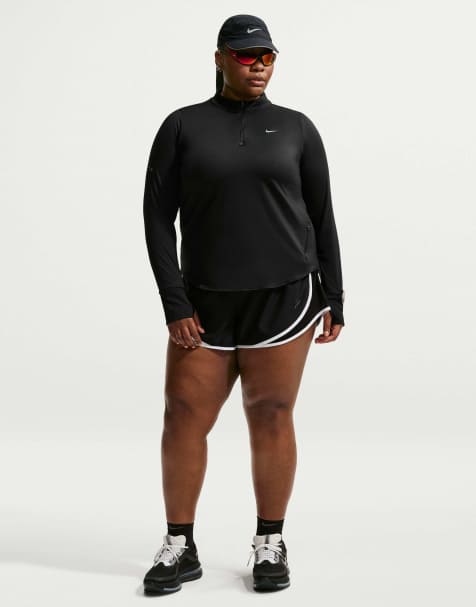 Nike Running Tempo Dri-FIT Mid-Rise 3-Inch Brief-Lined Shorts in Black