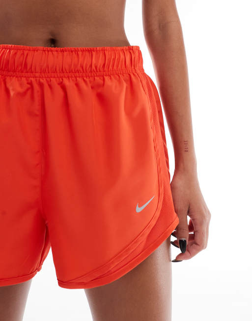 Nike Running Tempo Dri-FIT mid rise inch shorts in red ASOS