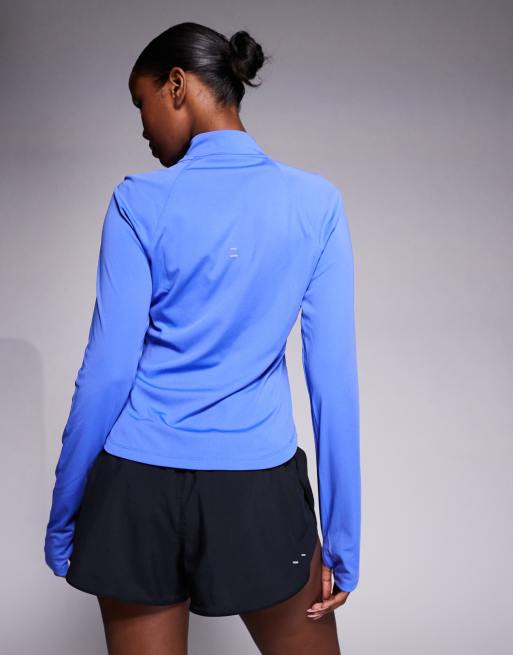 Nike Running - Tempo Dri-FIT - Pantaloncini a vita medio alta neri con logo Nike, 4 di 5