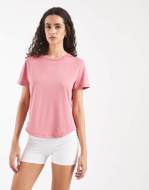 Nike Running – Tempo Dri-FIT – Różowy T-shirt - view 1