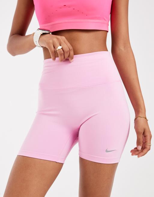 Nike Running Tempo Dri-FIT short taille haute rose, 3 de 5