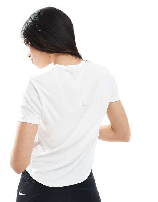 Nike Running - Tempo Dri-FIT - T-shirt bianca, 4 di 4
