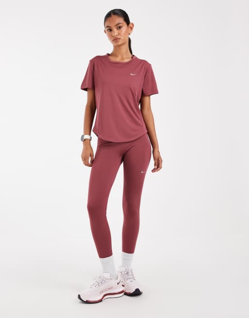 Nike Running Tempo Dri-FIT t-shirt i rosa, 2 av 4